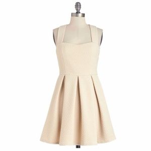 Modcloth: Neutral by Nature Dress, Fit & Flare